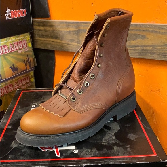 double h boots lace up
